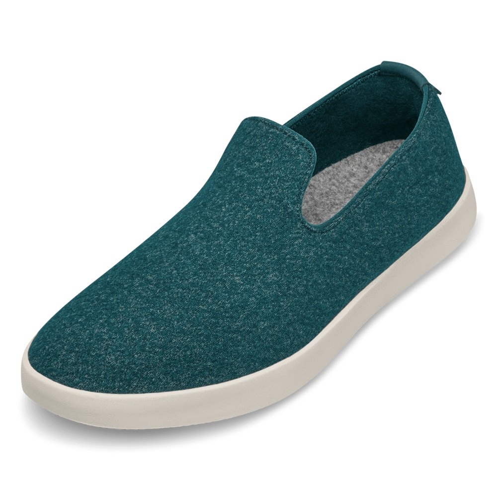 Allbirds Men's Wool Loungers - Slip-Ons Green - DLT918520